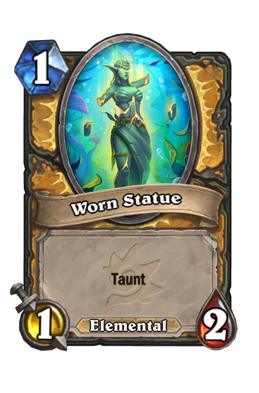 Worn Statue Hearthstone kártya