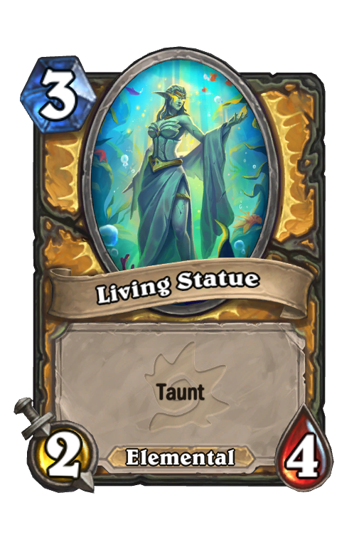 Living Statue Hearthstone kártya
