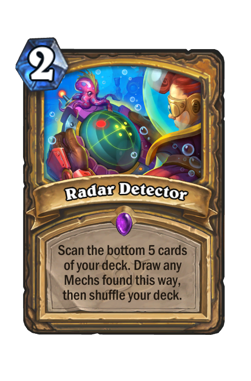 Radar Detector Hearthstone kártya