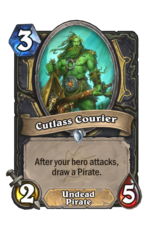 Cutlass Courier Hearthstone kártya