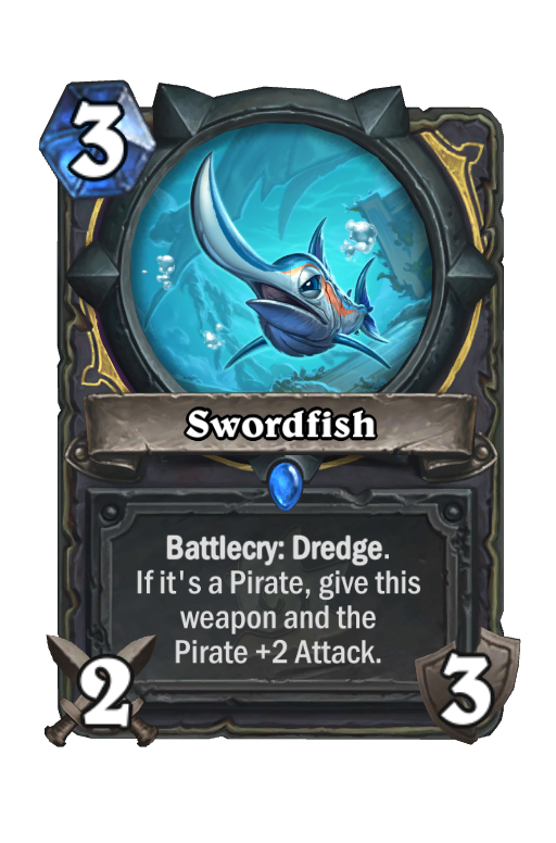 Swordfish Hearthstone kártya