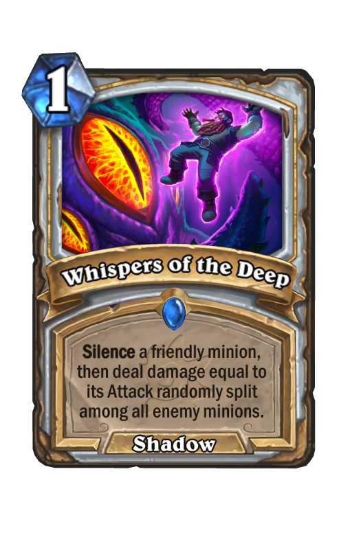 Whispers of the Deep Hearthstone kártya