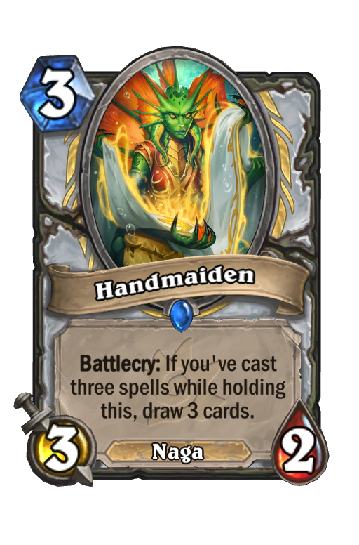 Handmaiden Hearthstone kártya