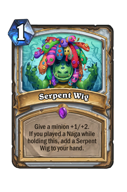 Serpent Wig Hearthstone kártya