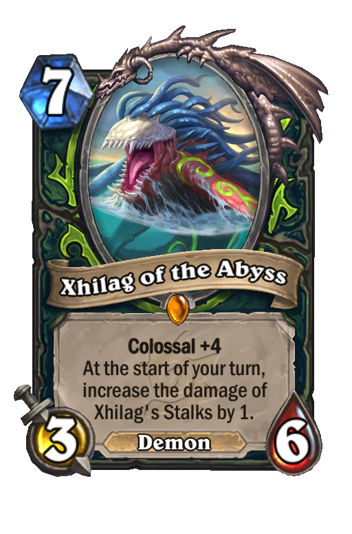 Xhilag of the Abyss Hearthstone kártya