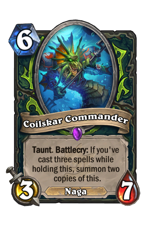 Coilskar Commander Hearthstone kártya