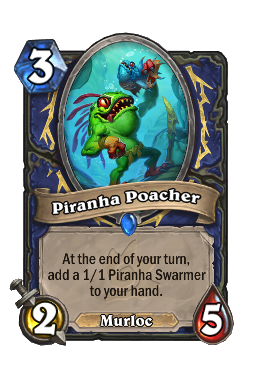 Piranha Poacher Hearthstone kártya