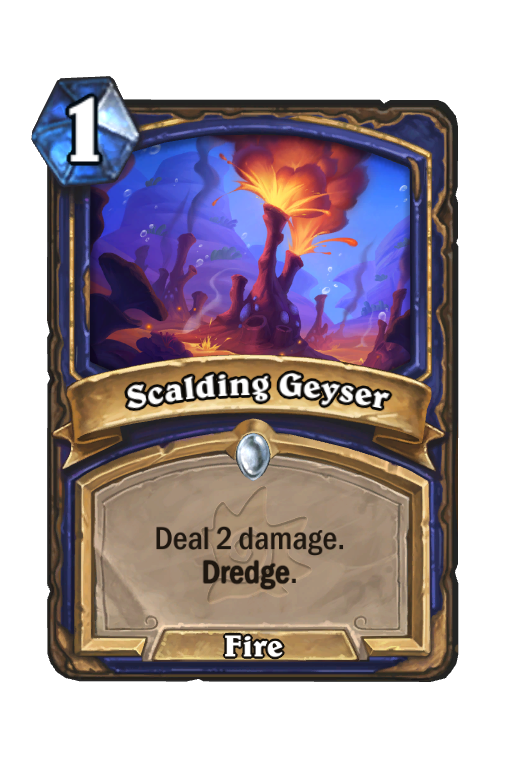 Scalding Geyser Hearthstone kártya