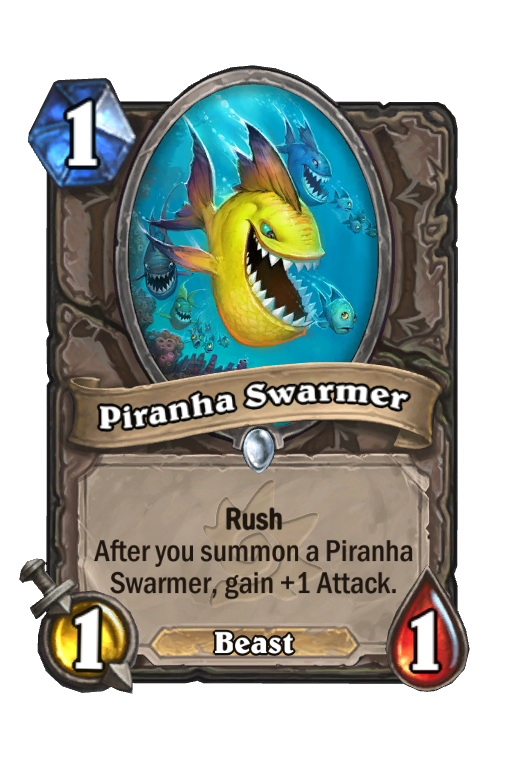 Piranha Swarmer Hearthstone kártya
