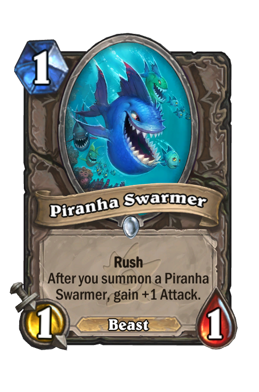 Piranha Swarmer Hearthstone kártya