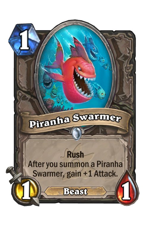 Piranha Swarmer Hearthstone kártya