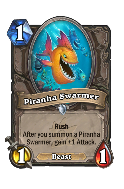 Piranha Swarmer Hearthstone kártya