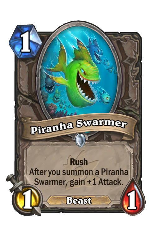 Piranha Swarmer Hearthstone kártya