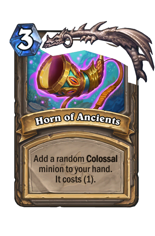 Horn of Ancients Hearthstone kártya