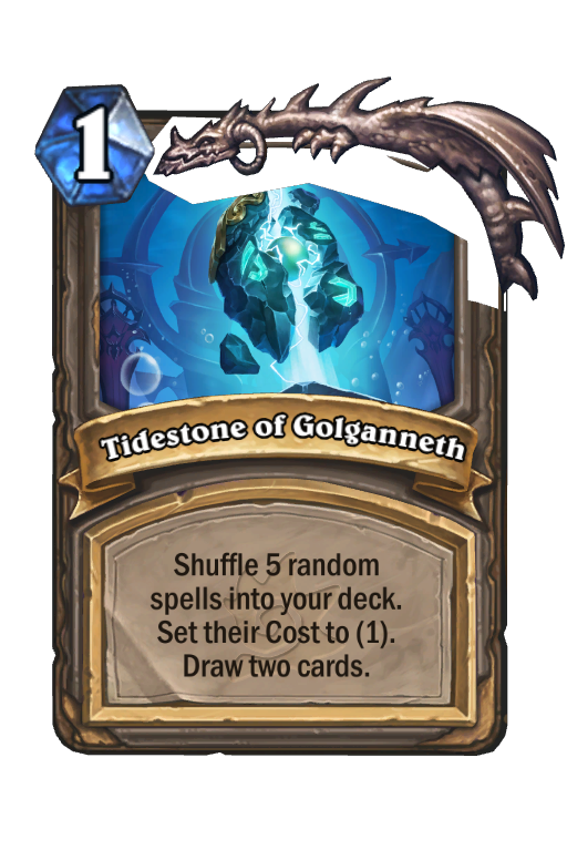 Tidestone of Golganneth Hearthstone kártya