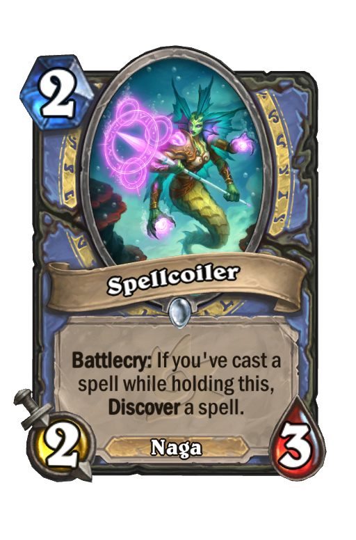 Spellcoiler Hearthstone kártya