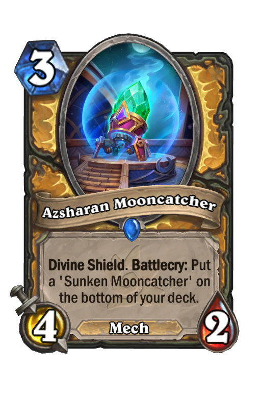 Azsharan Mooncatcher Hearthstone kártya