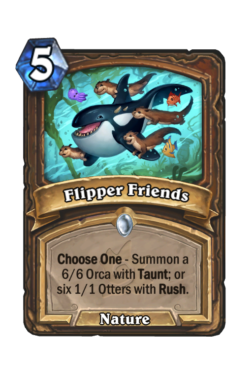 Flipper Friends Hearthstone kártya