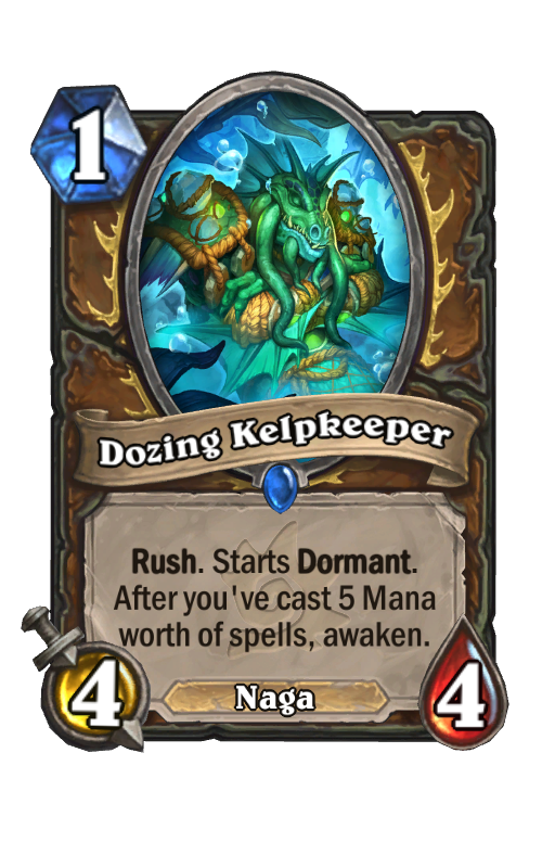 Dozing Kelpkeeper Hearthstone kártya