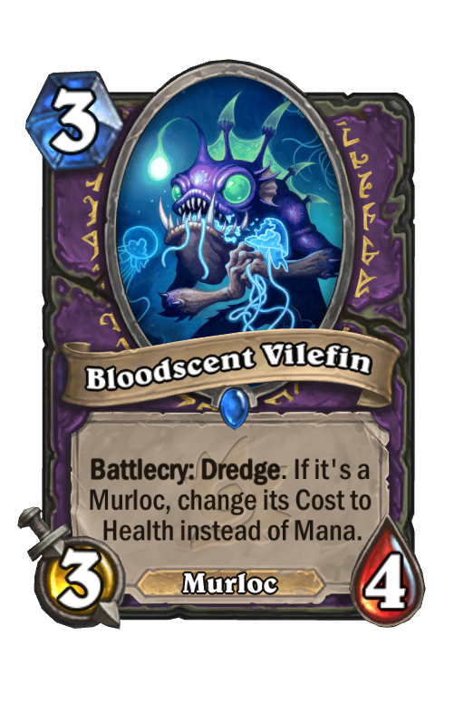 Bloodscent Vilefin Hearthstone kártya
