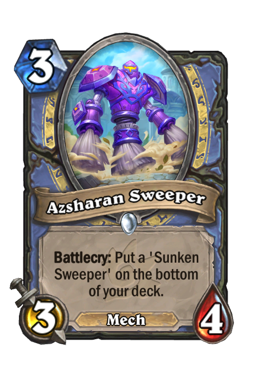Azsharan Sweeper Hearthstone kártya
