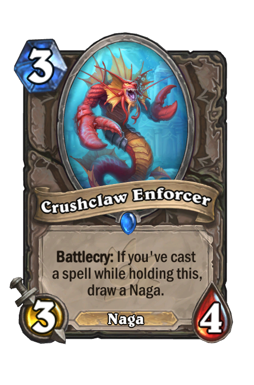 Crushclaw Enforcer Hearthstone kártya