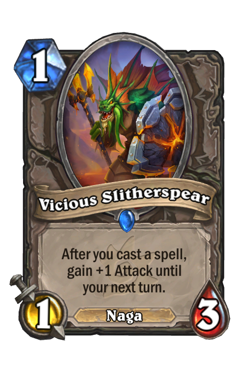 Vicious Slitherspear Hearthstone kártya