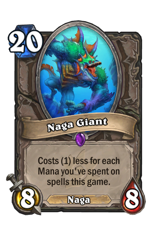 Naga Giant Hearthstone kártya