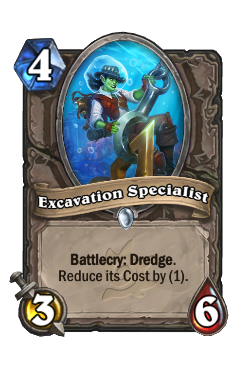 Excavation Specialist Hearthstone kártya