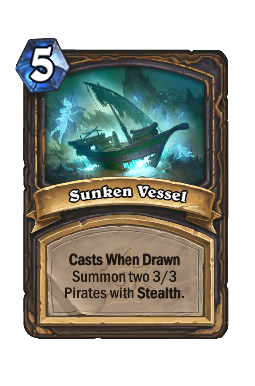 Sunken Vessel Hearthstone kártya