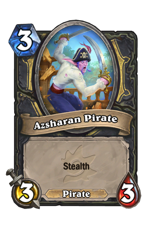 Azsharan Pirate Hearthstone kártya