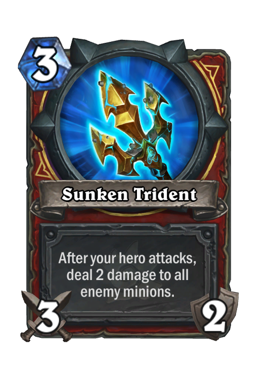 Sunken Trident Hearthstone kártya