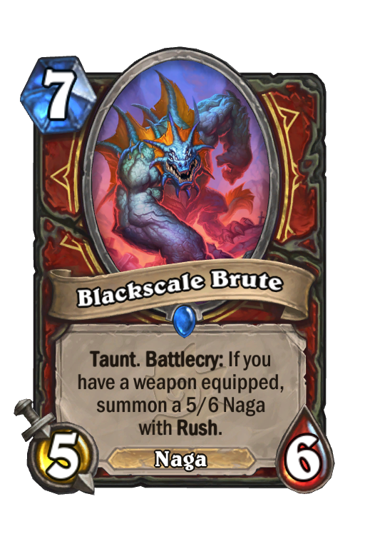 Blackscale Brute Hearthstone kártya