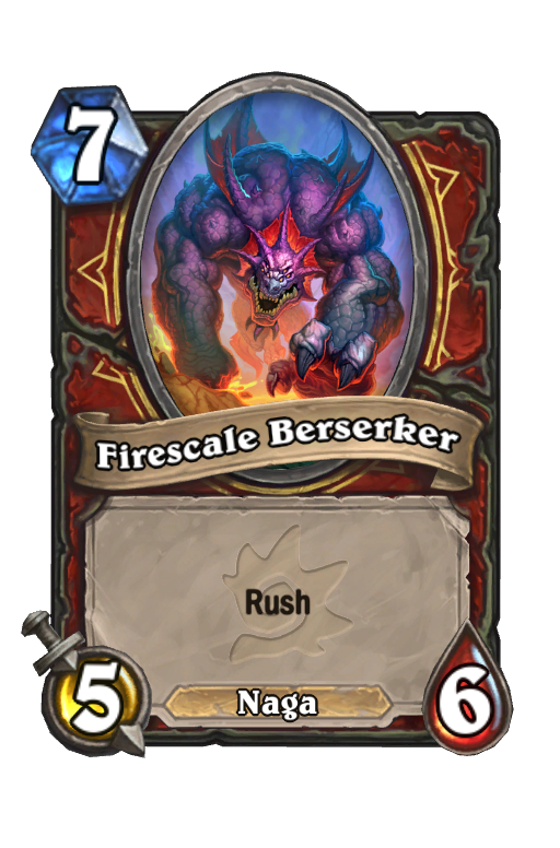 Firescale Berserker Hearthstone kártya