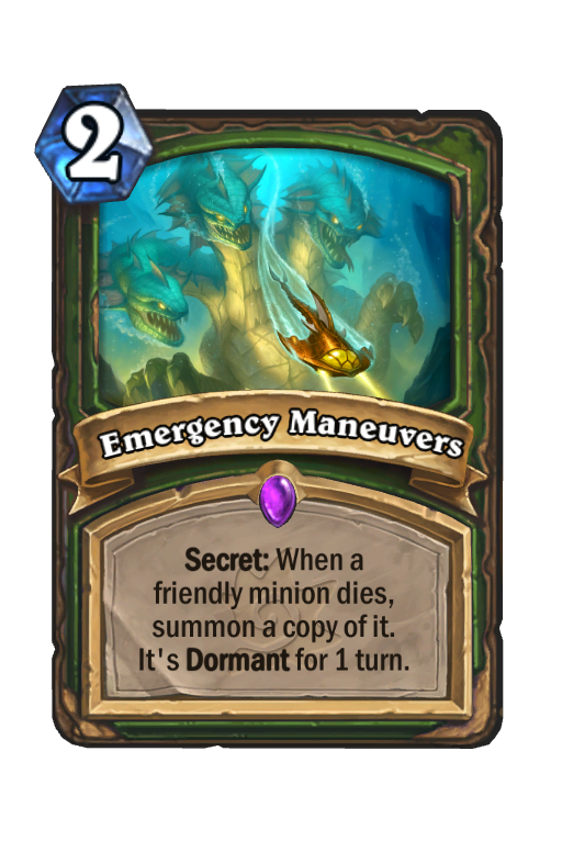 Emergency Maneuvers Hearthstone kártya