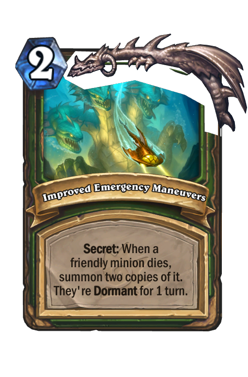 Improved Emergency Maneuvers Hearthstone kártya