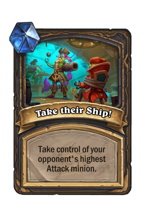 Take their Ship! Hearthstone kártya