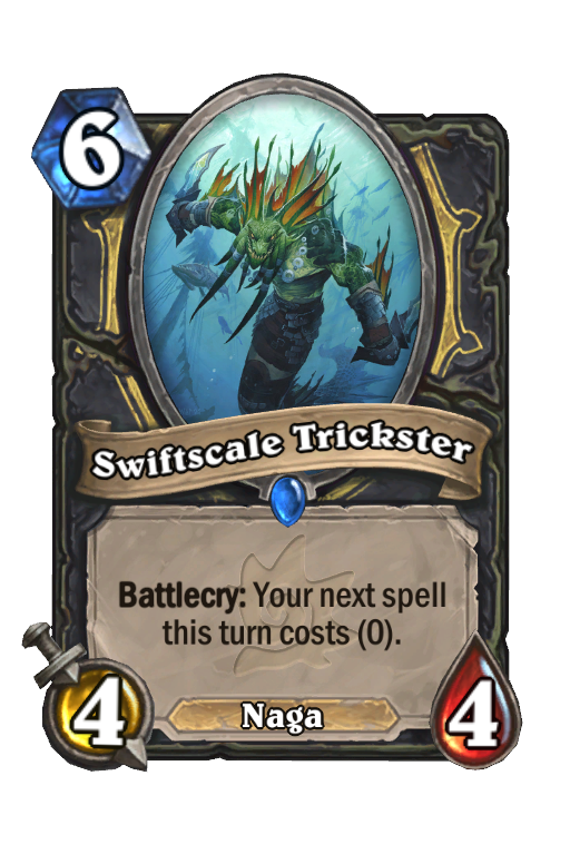 Swiftscale Trickster Hearthstone kártya