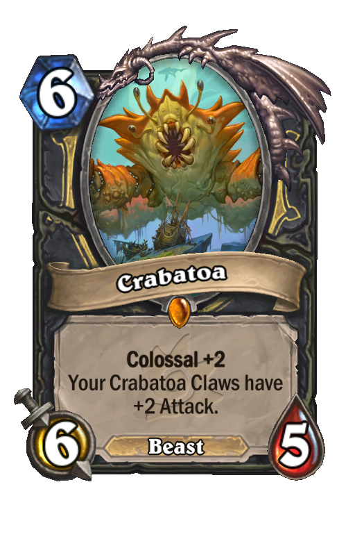Crabatoa Hearthstone kártya