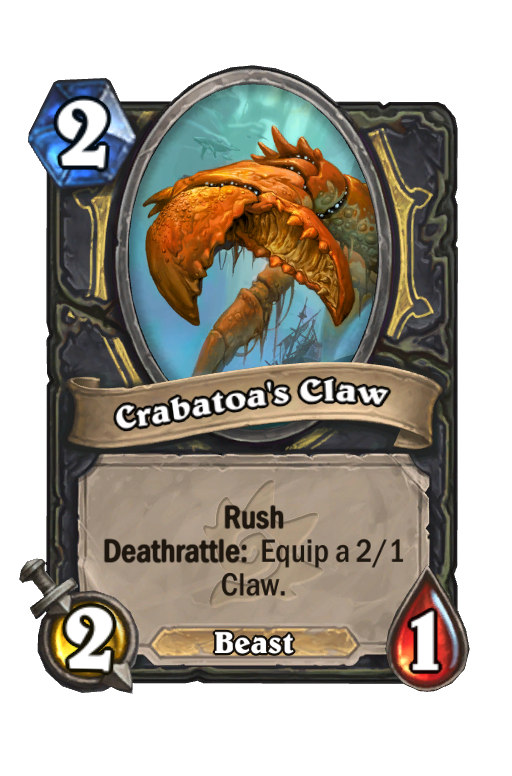 Crabatoa's Claw Hearthstone kártya