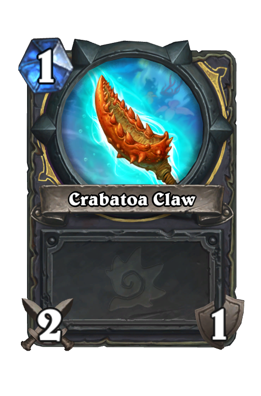 Crabatoa Claw Hearthstone kártya