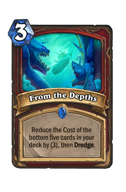 From the Depths Hearthstone kártya