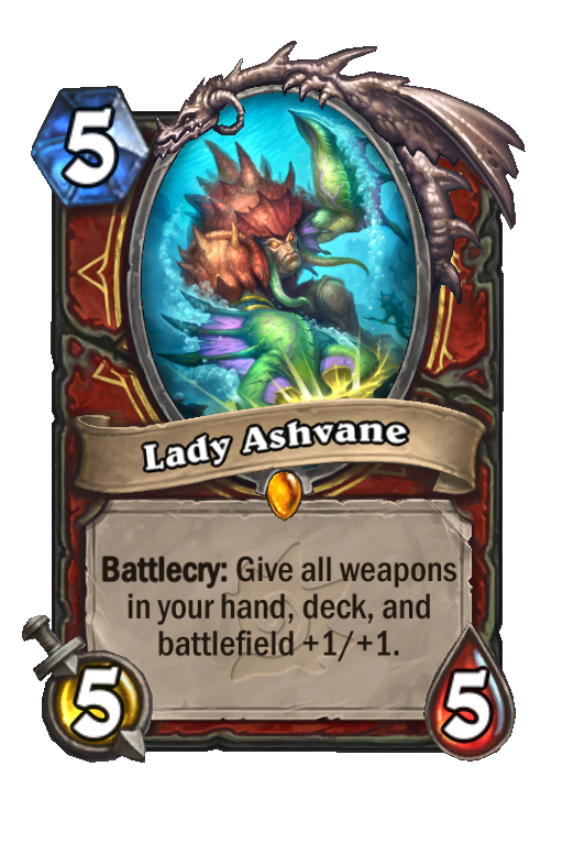Lady Ashvane Hearthstone kártya