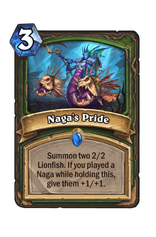 Naga's Pride Hearthstone kártya