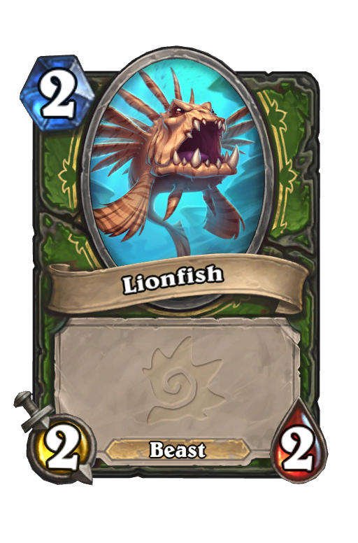 Lionfish Hearthstone kártya