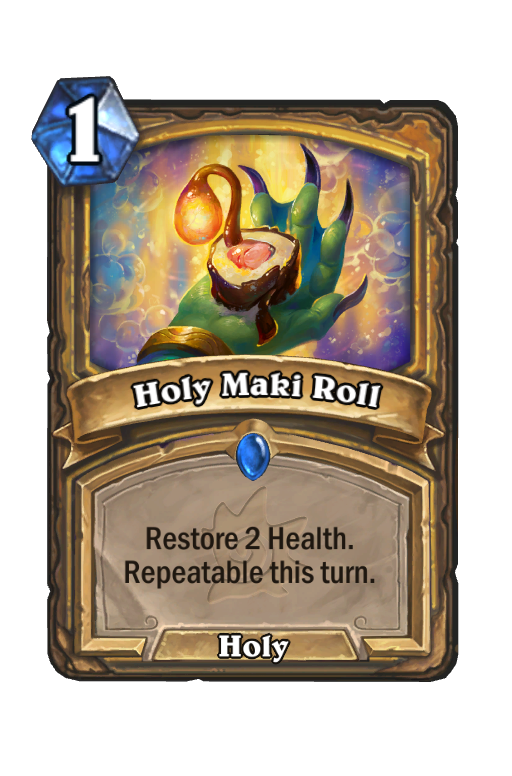 Holy Maki Roll Hearthstone kártya