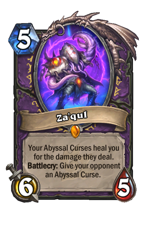 Za'qul Hearthstone kártya