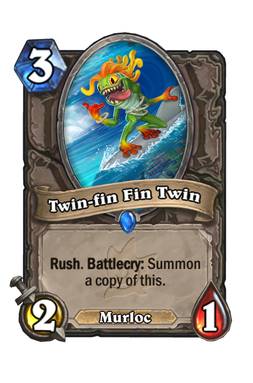 Twin-fin Fin Twin Hearthstone kártya