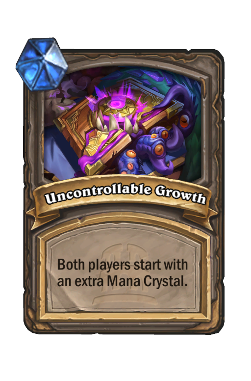 Uncontrollable Growth Hearthstone kártya