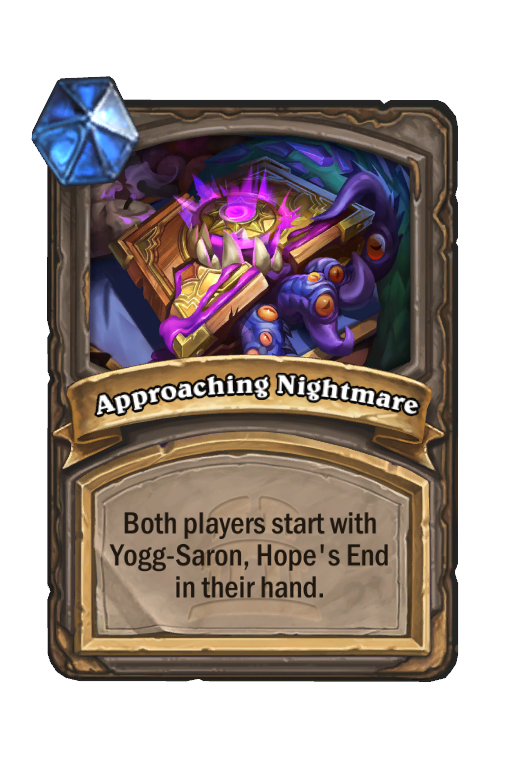 Approaching Nightmare Hearthstone kártya